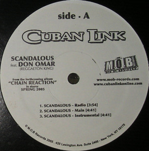 Cuban Link – Scandalous / Sugar Daddy Lp *Used