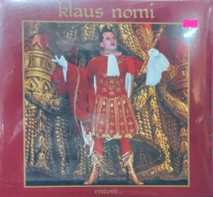 Klaus Nomi - Encore... Lp *New