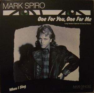 Mark Spiro - One For You * German Press Lp *Used