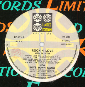New Boys Town Gang - Rockin Love ( Medley ) Lp *Used