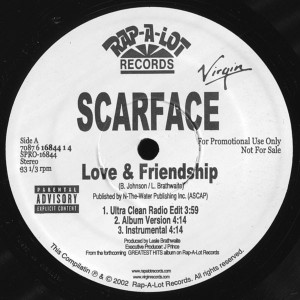 Scarface (3) – Love & Friendship Lp *Used