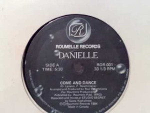 Danielle - Come And Dance Lp *Used