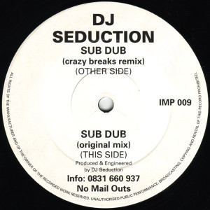 Dj Seduction - Sub Dub Lp *Used