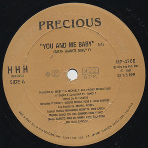 Precious - You And Me Baby Lp *Used