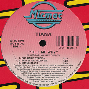 Tiana - Tell Me Why Lp *Used