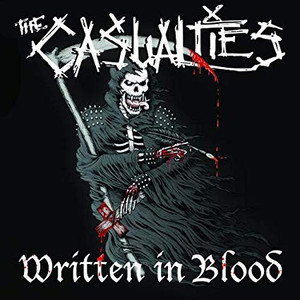 The Casualties - Written In Blood *Limited Press Splatter Vinyl Lp *New