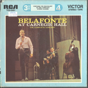 Harry Belafonte - At Carnegie Hall The Complete Concert Gatefold (1959 Usa) Lp *Used