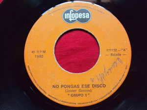 Javier Santos - No Pongas Ese Disco Lp *New