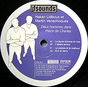 Hakan Lidboux - Deux Hommes Dans Place De Charles Lp *Used