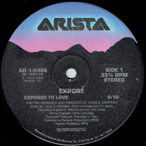 Expose - Exposed To Love Lp *Used