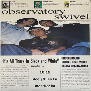 Observatory Swivel – It'S All There In Black And White Lp *Used