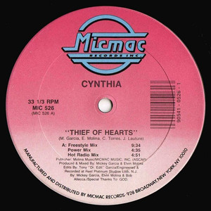 Cynthia - Thief Of Hearts Lp *Used