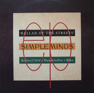 Simple Minds - Ballad Of The Streets ** Uk Press Lp *Used