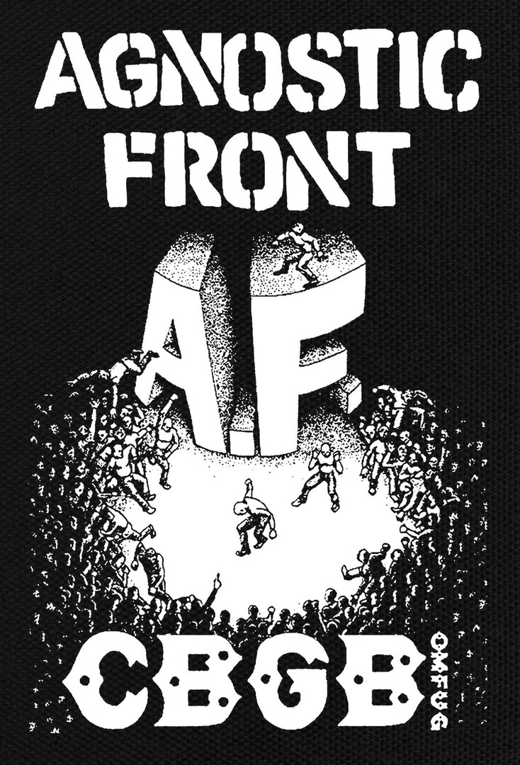 Agnostic Front C.B.G.B. 4.5X6.5" Printed Patch