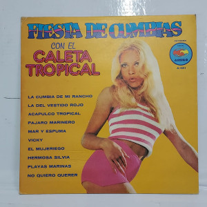 Fiesta De Cumbias Con El Caleta Tropical Lp *Used