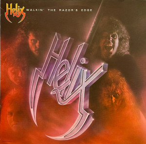 Helix - Walkin' The Razor'S Edge Lp *Used