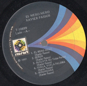 Xavier Passos - El Mero Mero Lp *Used