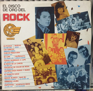 El Disco De Oro Del Rock - Teen Tops - Johnny Jets - Leda Moreno Lp *Used