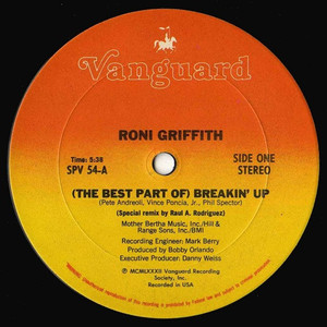 Roni Griffith - ( The Best Part Of ) Breakin' Up - Voodoo Man - Spys Lp *Used