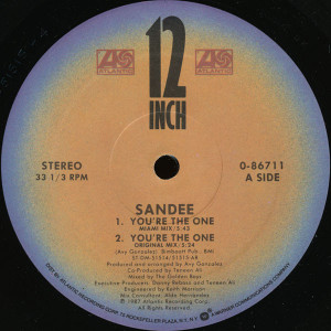 Sandee - You'Re The One - You'Re The Dub Lp *Used