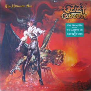 Ozzy Osbourne - The Ultimate Sin Lp *Used
