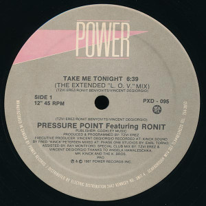 Pressure Point - Take Me Lp *Used