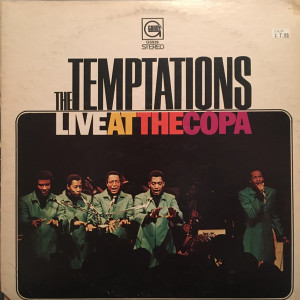 The Temptations - Live At The Copa Lp *Used
