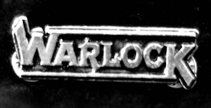 Warlock - Logo 2" Metal Badge Pin