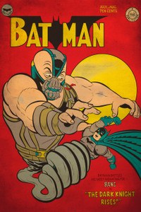 Batman - The Dark Knight Rises Comic 12x18" Poster