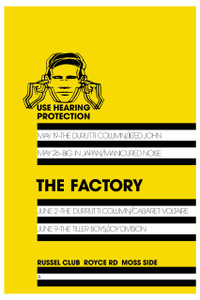 Hacienda The Factory 12x18" Poster