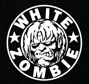 White Zombie Logo 5x5" Printed Patch