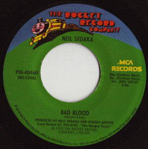 Neil Sedaka - Bad Blood * Used 7" Vinyl