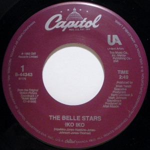 Belle Stars - Iko Iko - Hans Zimmer - Las Vegas * Used 7" Vinyl