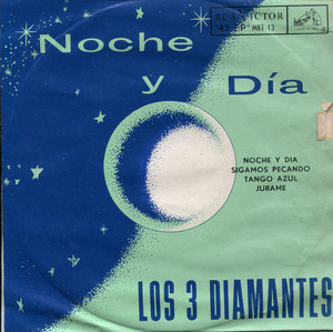 Los 3 Diamantes - Noche Y Dia * Used 7" Vinyl