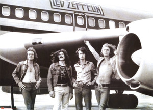Led Zeppelin Airplane 24x36" Poster