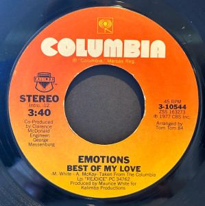 Emotions - Best Of My Love * Used 7" Vinyl