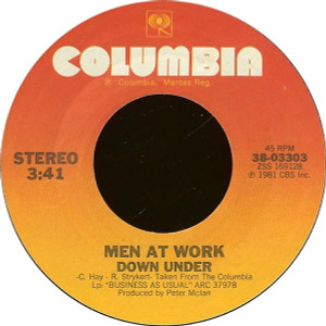 Men At Work - Crazy * Used 7" Vinyl
