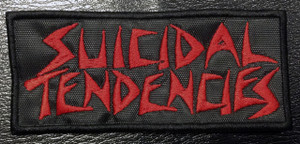 Suicidal Tendencies Red Logo 4x2" Embroidered Patch