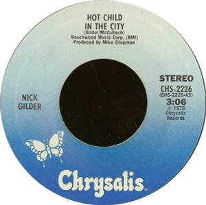 Nick Gilder - Hot Child * Used 7" Vinyl