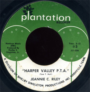 Jeannie C. Riley ?– Harper Valley P.T.A * Used 7" Vinyl