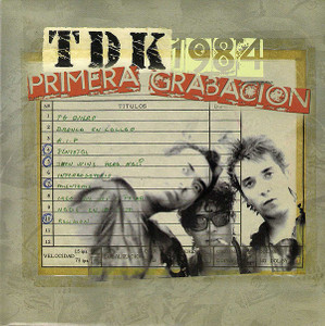 Tdk - Primera Grabacion  7" Vinyl