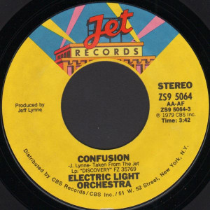 Electric Light Orchestra - Confusion * Used 7" Vinyl