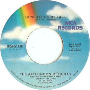 General Hospi-Tale - The Afternoon Delights * Used 7" Vinyl