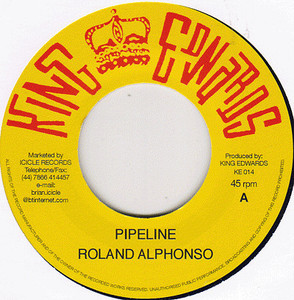 Roland Alphonso - Pipeline * New 7" Vinyl