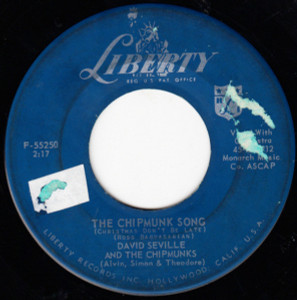 David Seville And The Chipmunks - The Chipmunk Song * Used 7" Vinyl