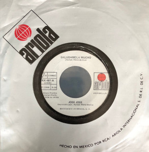 Jose Jose - Saludamela Mucho Used 7" Vinyl