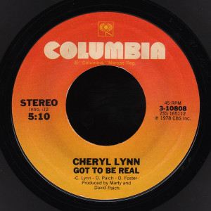 Cheryl Lynn - Got To Be Real *1978* Used 7" Vinyl