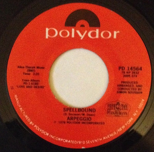 Arpeggio - Spellbound * Used 7" Vinyl