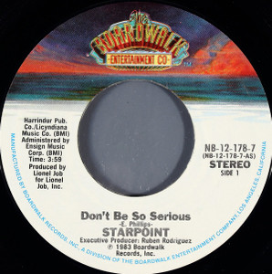 Starpoint - Don´T Be So Serious * Used 7" Vinyl
