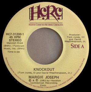 Margie Joseph ?– Knockout * Used 7" Vinyl